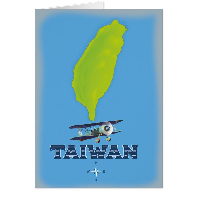 Taiwan Vintage Map (Front)
