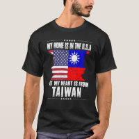 Taiwanese American Patriot Grown Proud Home Heart