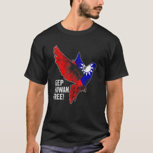 Taiwanese Flag Peace Birds Keep Taiwan Free T-Shirt