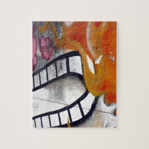 Taiwanese graffiti, Taipei, Taiwan Jigsaw Puzzle