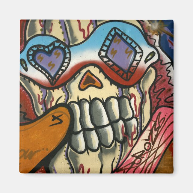 Taiwanese graffiti, Taipei, Taiwan Magnet (Front)