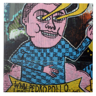 Taiwanese graffiti, Taipei, Taiwan Tile