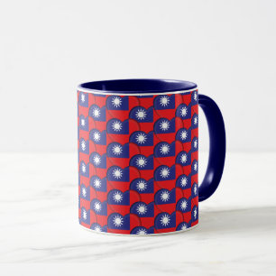 Taiwanese Hearts & Taiwanese Flag / Taiwan Mug