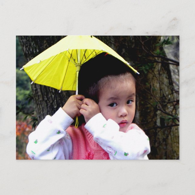 © Taiwanese Little Girl Postcard (Front)