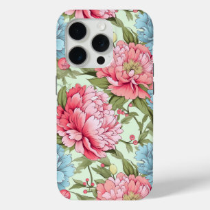 Taiwanese Peonies iPhone 15 Pro Case