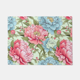 Taiwanese Peonies Doormat