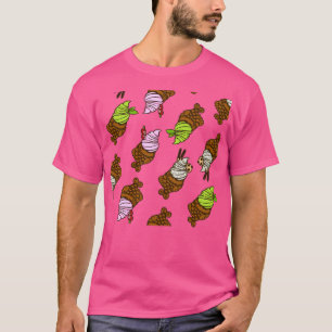 Taiyaki Golden Fish Cones T-Shirt