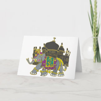 Taj Elephant Card