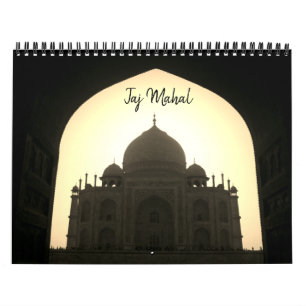 taj mahal 18 month 2026 calendar