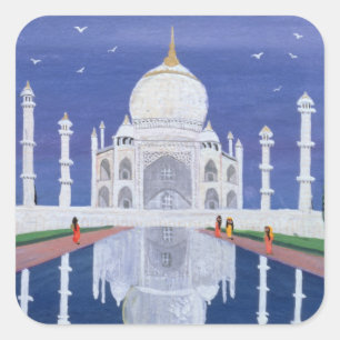 Taj Mahal 1995 Square Sticker
