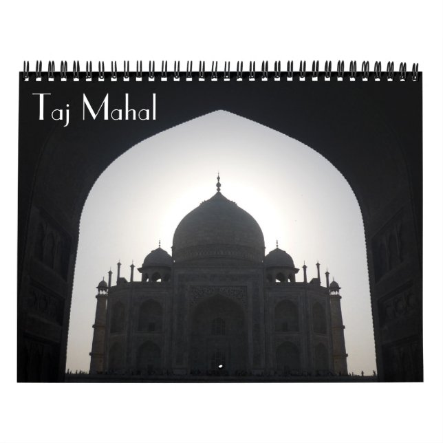 taj mahal 2026 calendar (Cover)