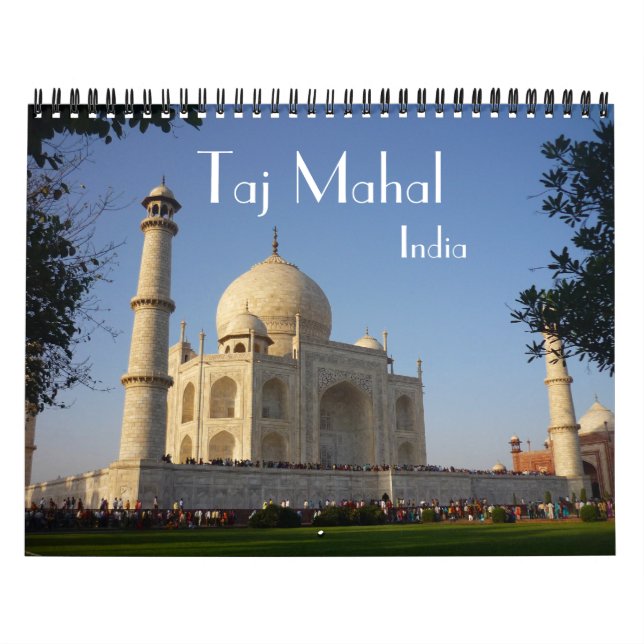 taj mahal 2026 calendar (Cover)