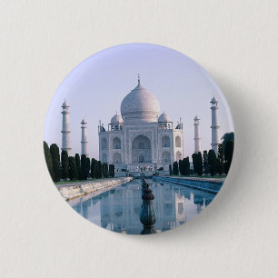Taj Mahal 6 Cm Round Badge