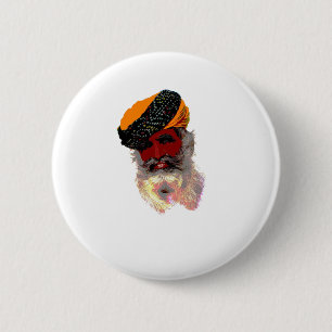 Taj Mahal 6 Cm Round Badge