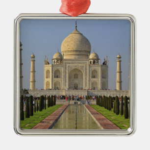 Taj Mahal, a mausoleum located in Agra, India, 2 Metal Tree Decoration