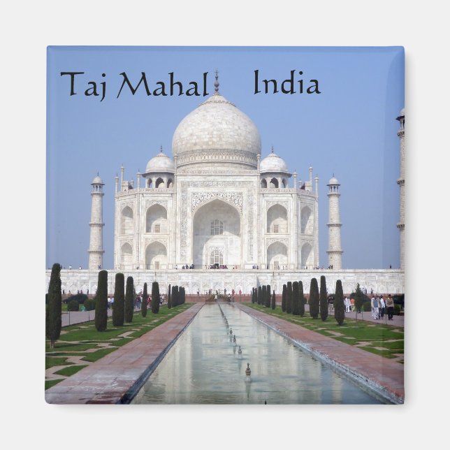 Taj Mahal, Agra, India Magnet (Front)