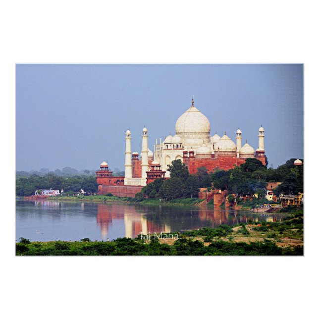 Taj Mahal, Agra, India, Poster (Front)