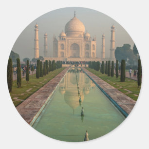 Taj Mahal, Agra, Uttar Pradesh, India Classic Round Sticker