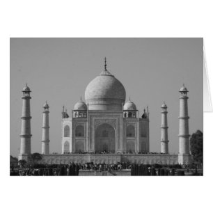taj mahal b&w