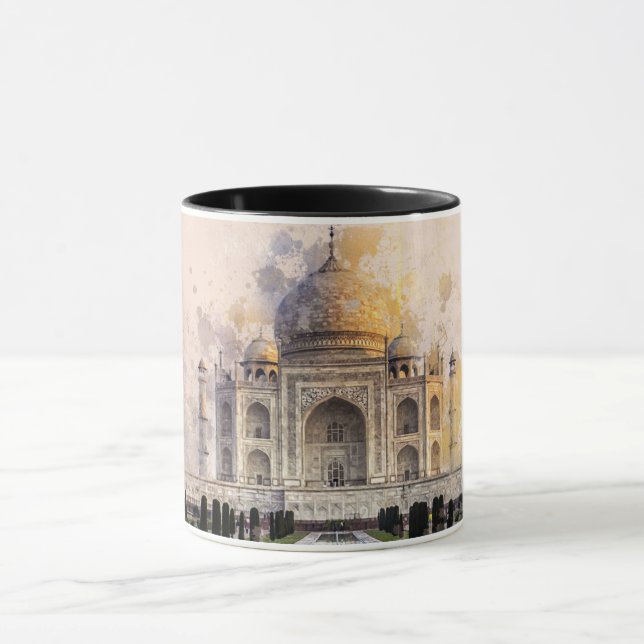“Taj Mahal” Beauty, love, and Respect for His Wife Mug (Center)