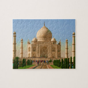 taj mahal bright jigsaw puzzle