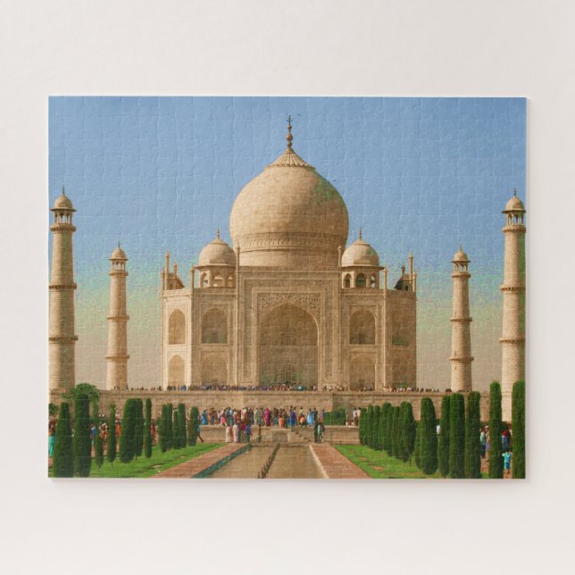 taj mahal bright jigsaw puzzle (Horizontal)