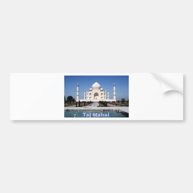 Taj Mahal Bumper Sticker (Front)