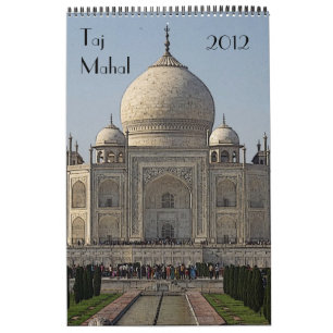 taj mahal calendar 2012