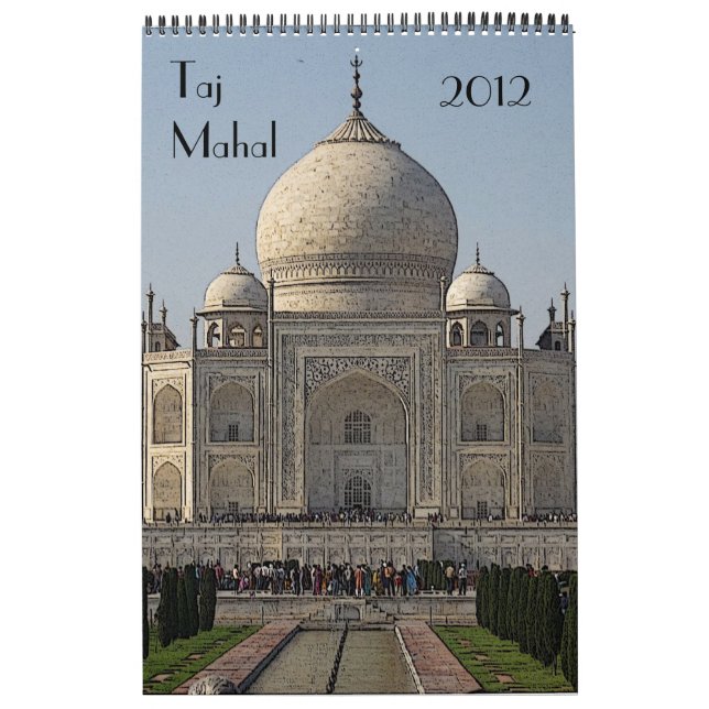 taj mahal calendar 2012 (Cover)