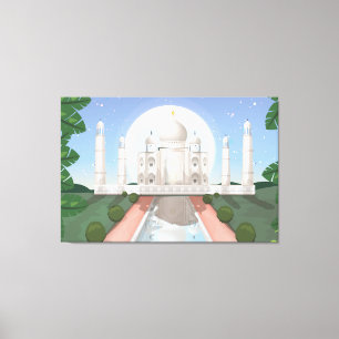 Taj Mahal Canvas Print