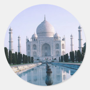 Taj Mahal Classic Round Sticker