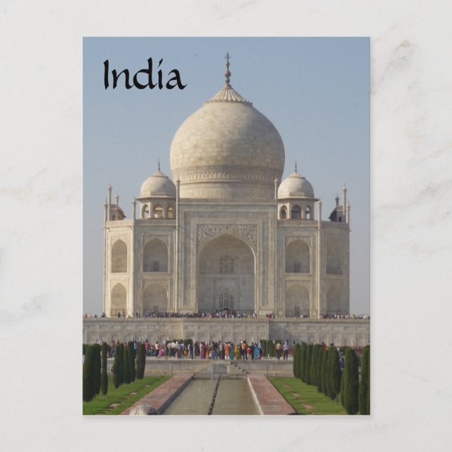 taj mahal front postcard (Front)