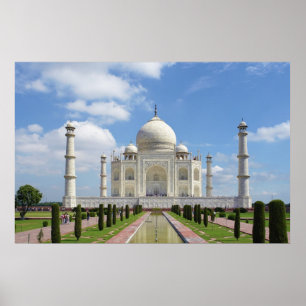 Taj Mahal in Agra India Poster
