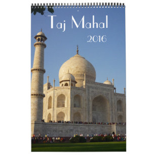 taj mahal india 2016 calendar