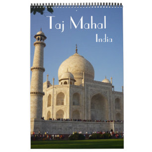 taj mahal india calendar