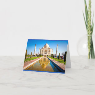 Taj Mahal, India Card