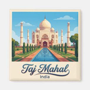 Taj Mahal India Magnet