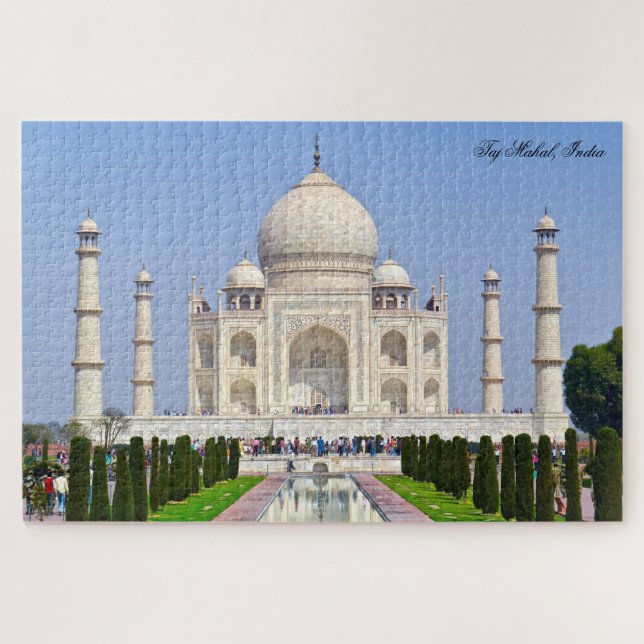 Taj Mahal India Scenic Historical Jigsaw Puzzle (Horizontal)