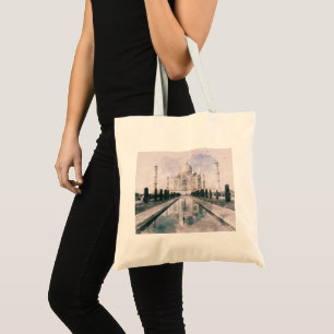 Taj Mahal, India Tote Bag