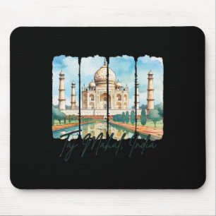 Taj Mahal India Traveling Trip Taj Mahal Souvenir Mouse Mat