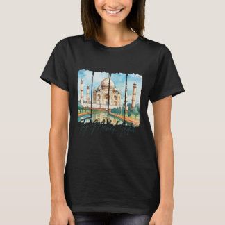 Taj Mahal India Traveling Trip Taj Mahal Souvenir T-Shirt