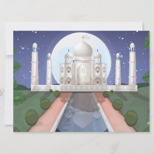 Taj Mahal Invitation (Front)