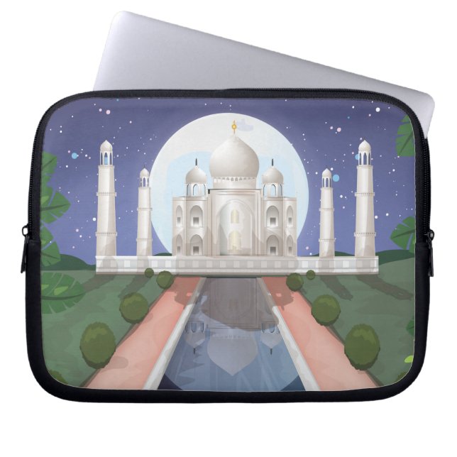Taj Mahal Laptop Sleeve (Front)