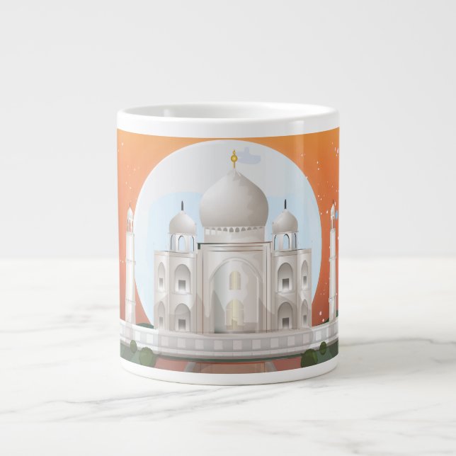 taj mahal large coffee mug (Front)