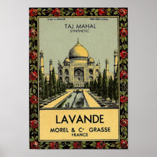 Taj Mahal Lavande Poster