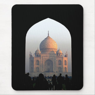 Taj Mahal Light of Dawn India Architecture Photo Mouse Mat
