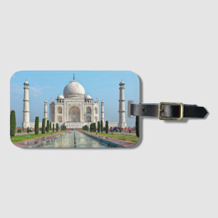 Taj mahal luggage tag