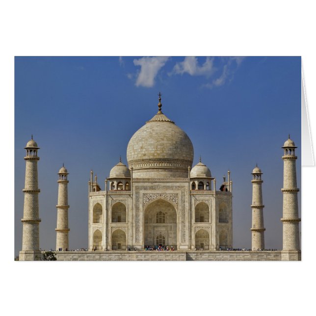 Taj Mahal mausoleum / Agra, India (Front Horizontal)