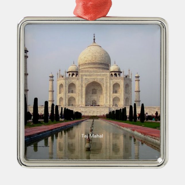 Taj Mahal Metal Tree Decoration (Front)