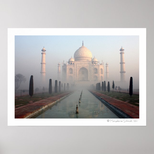 Taj Mahal Mist Poster (Front)